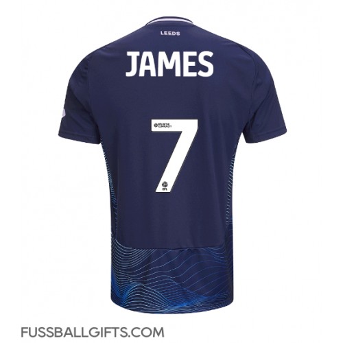 Leeds United Daniel James #7 Fußballbekleidung 3rd trikot 2024-25 Kurzarm